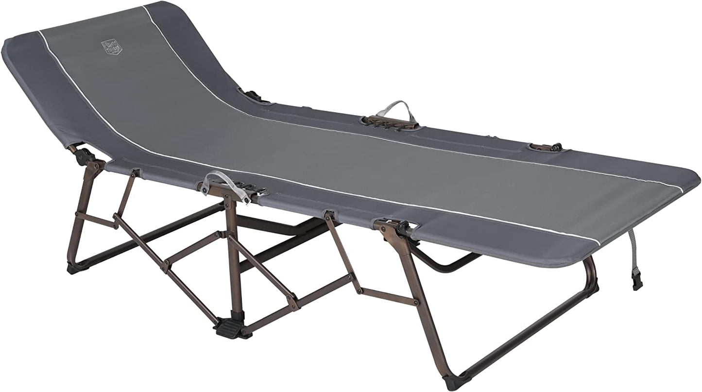 TIMBER RIDGE Setup Cot, Adult, Gray