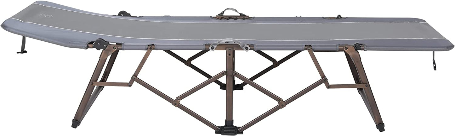 TIMBER RIDGE Setup Cot, Adult, Gray