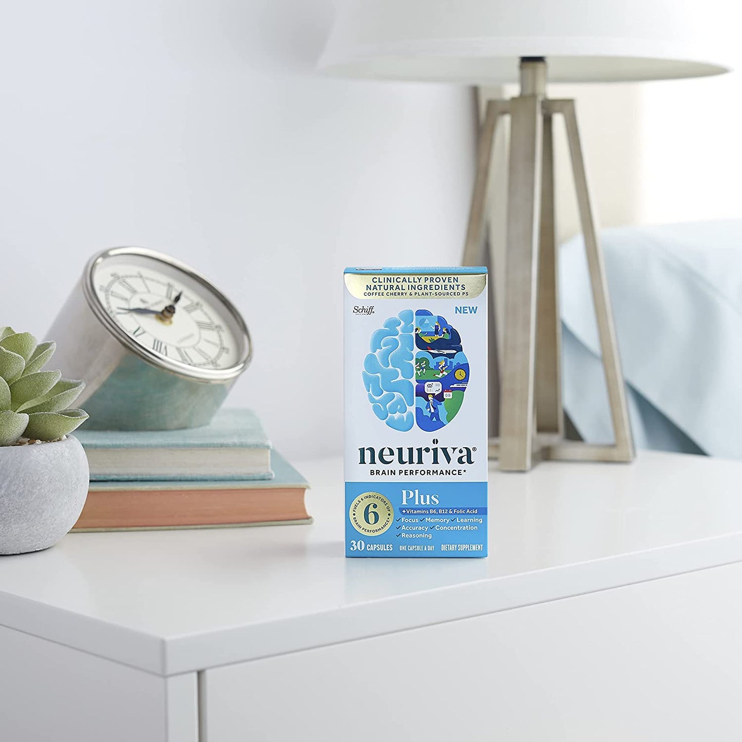 NEURIVA Plus Brain Supplement For Memory, Focus