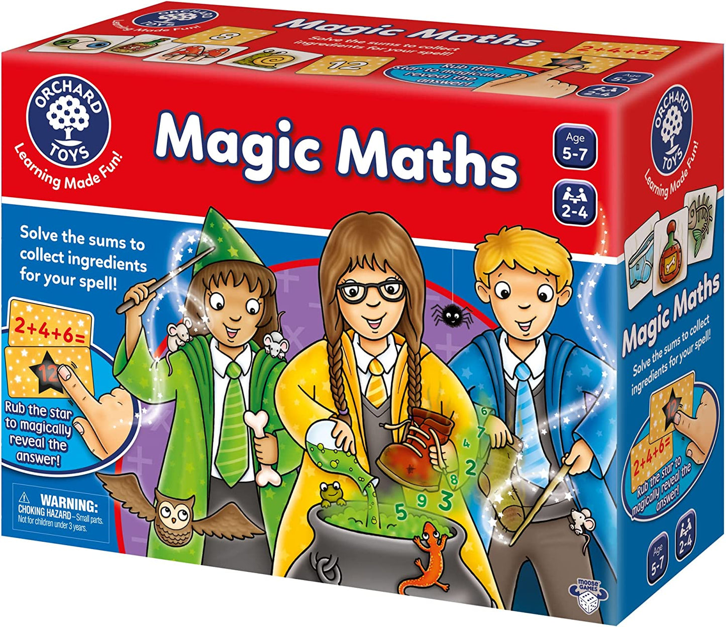 ORCHARD TOYS Moose Games Magic Maths Game