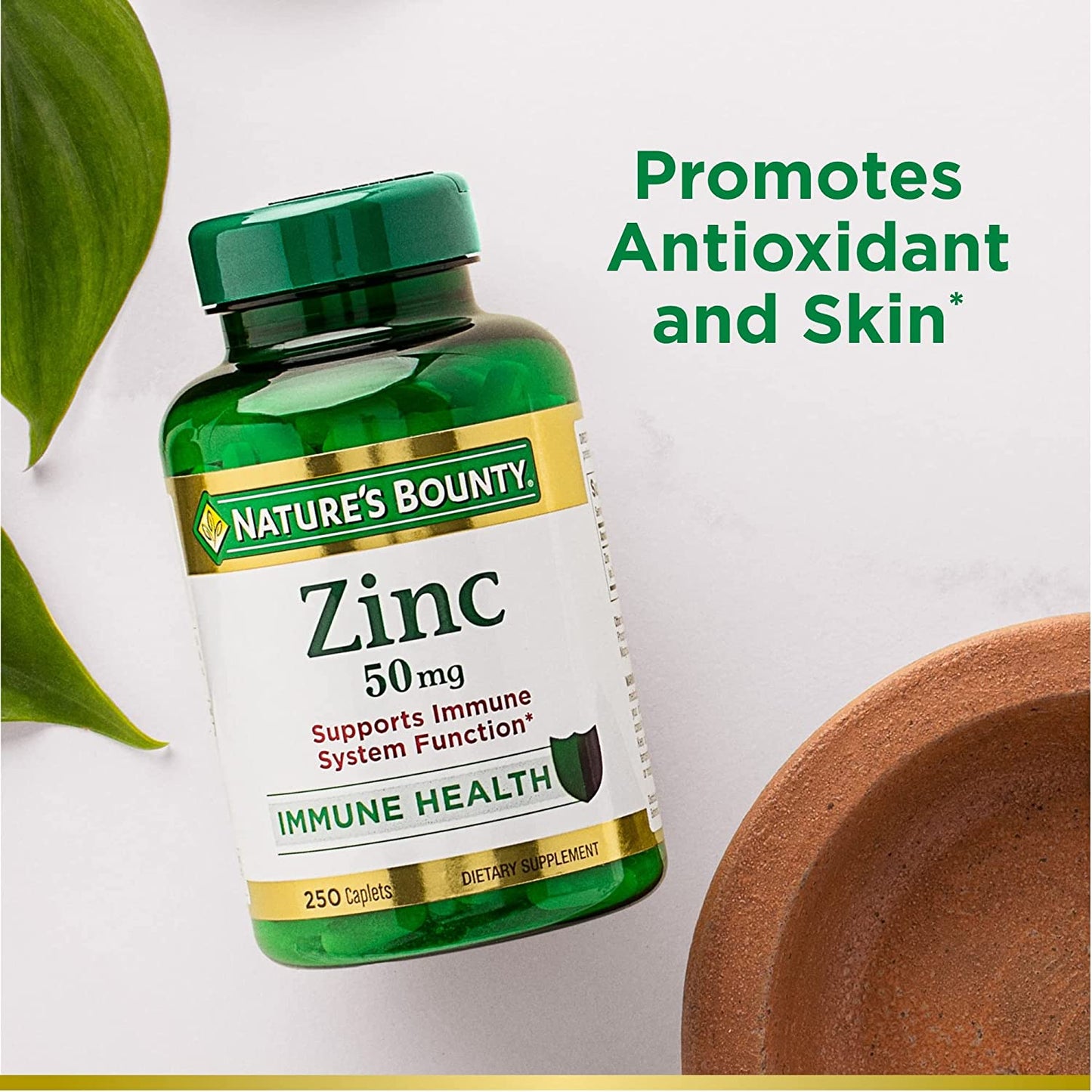 Nature’s Bounty Zinc 50mg, Immune Support