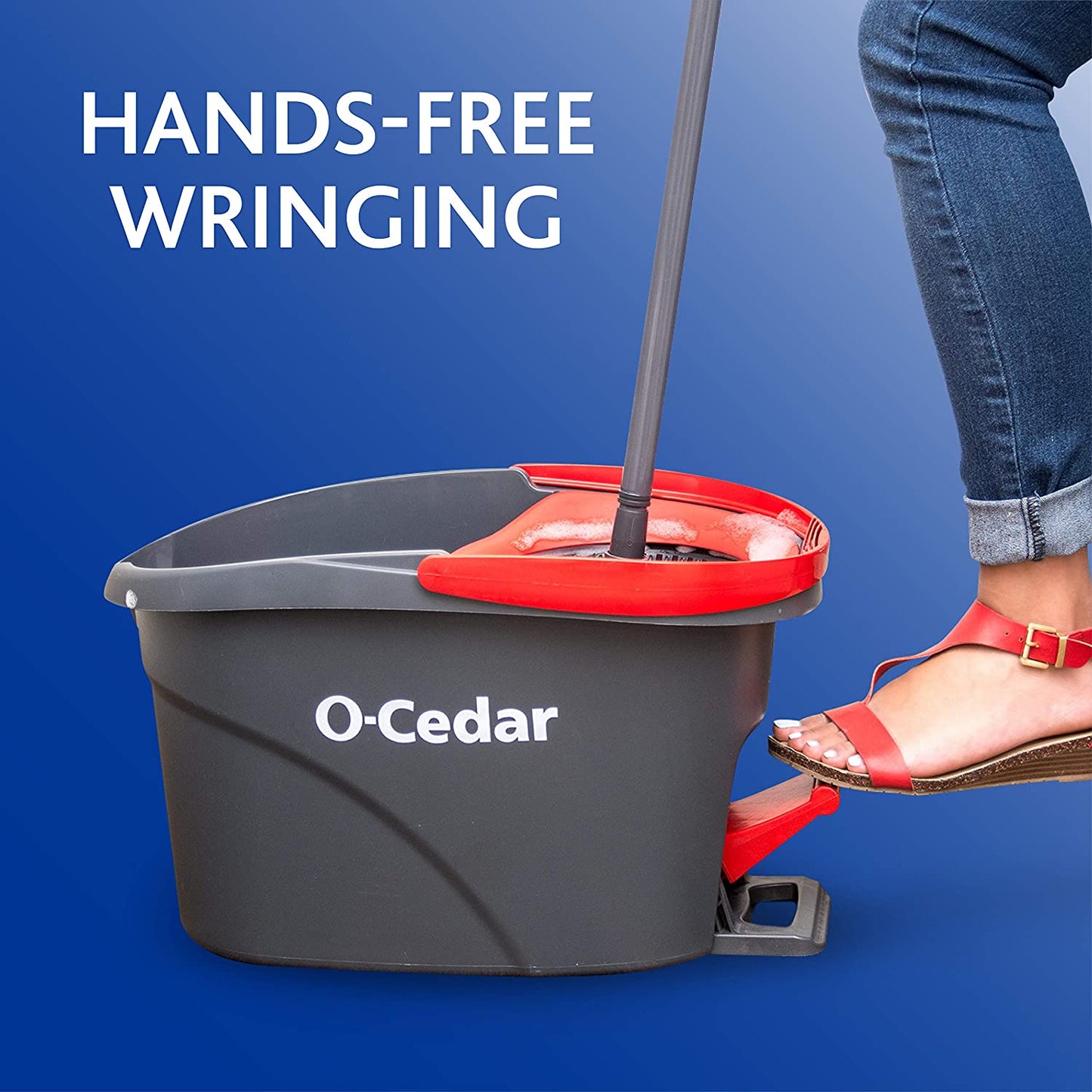 O-Cedar EasyWring Microfiber Spin Mop,