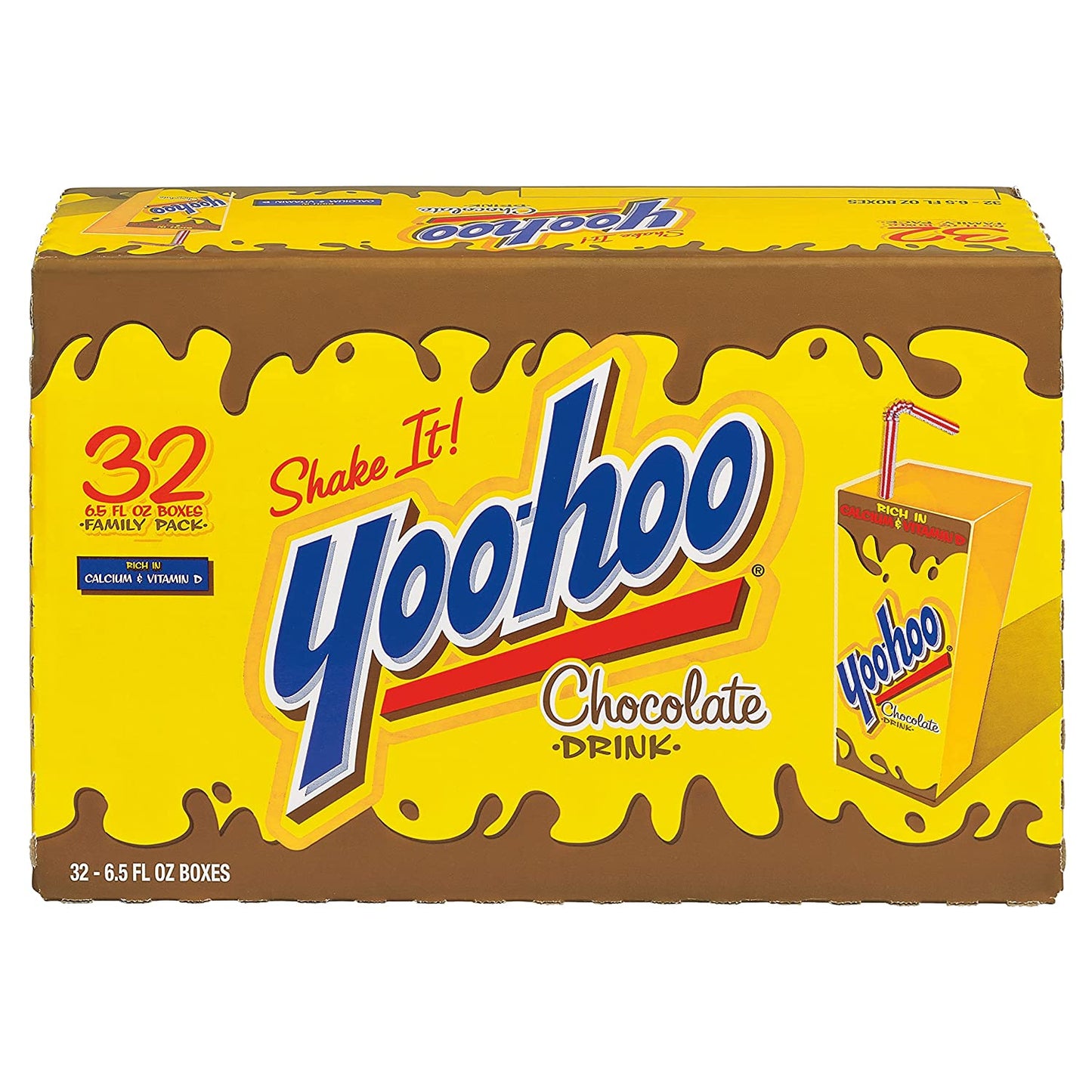 Yoo-hoo Chocolate Drink, 6.5 fl oz boxes (Pack of 32)