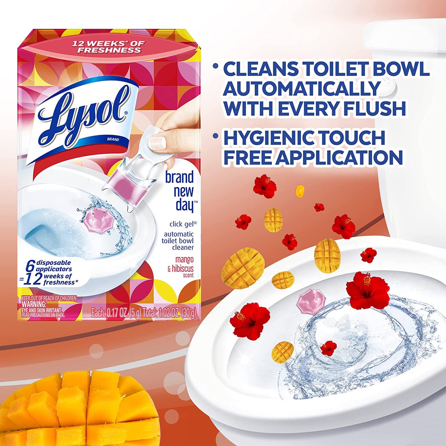 Lysol Click Gel Automatic Toilet Bowl Cleaner