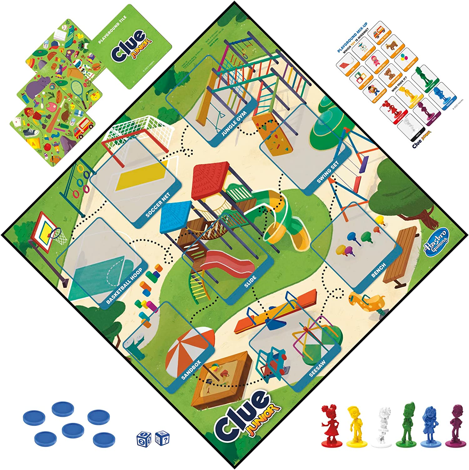 Clue Junior Game, 2-Sided Gameboard, 2 Games in 1 – ONYT