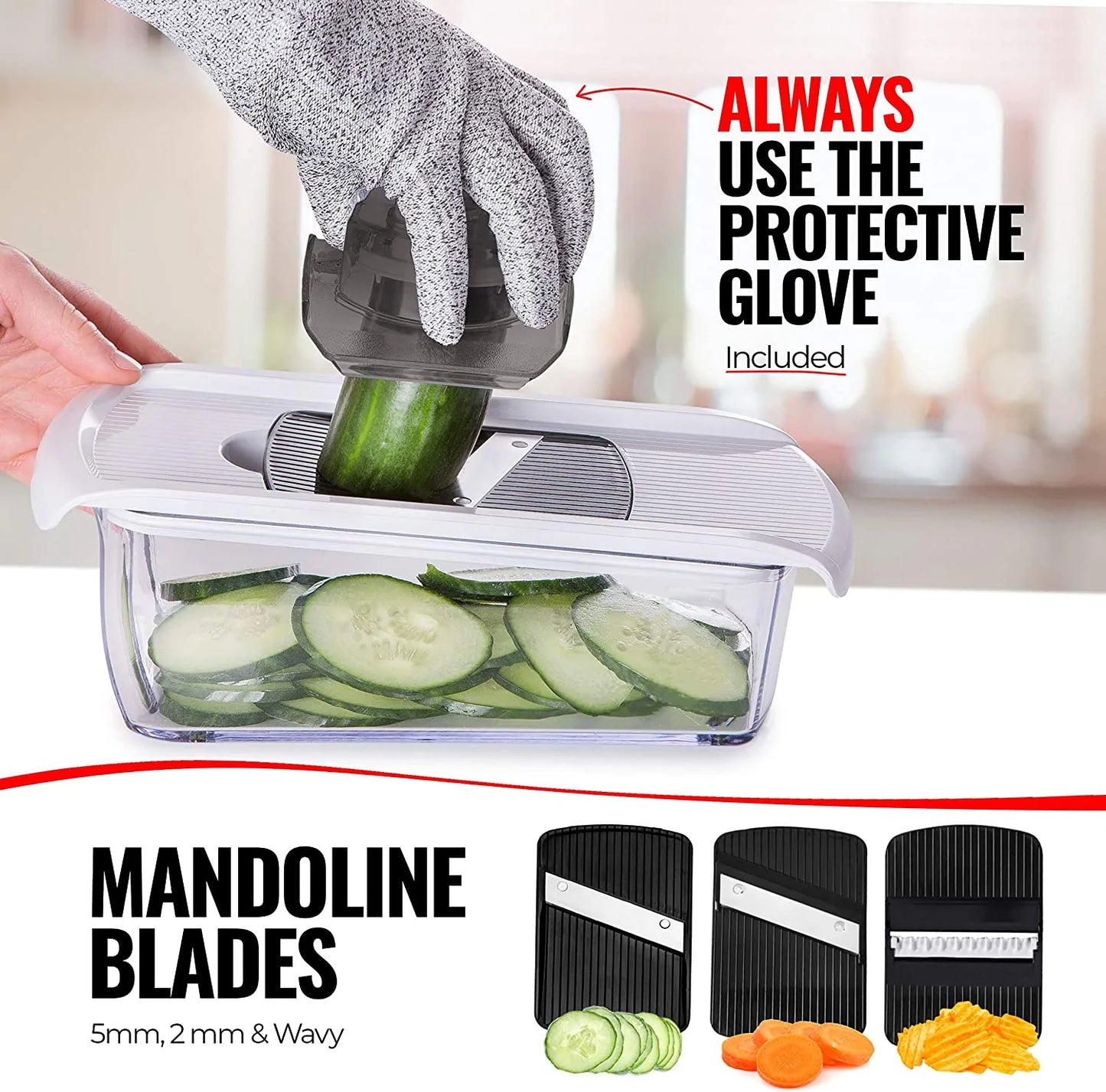 Fullstar 11 in 1 Mandoline Slicer, Vegetable Slicer