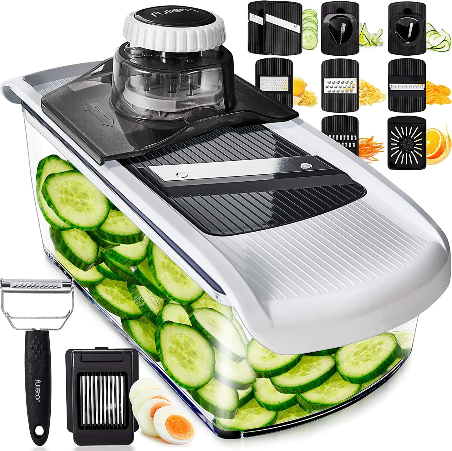 Fullstar 11 in 1 Mandoline Slicer, Vegetable Slicer