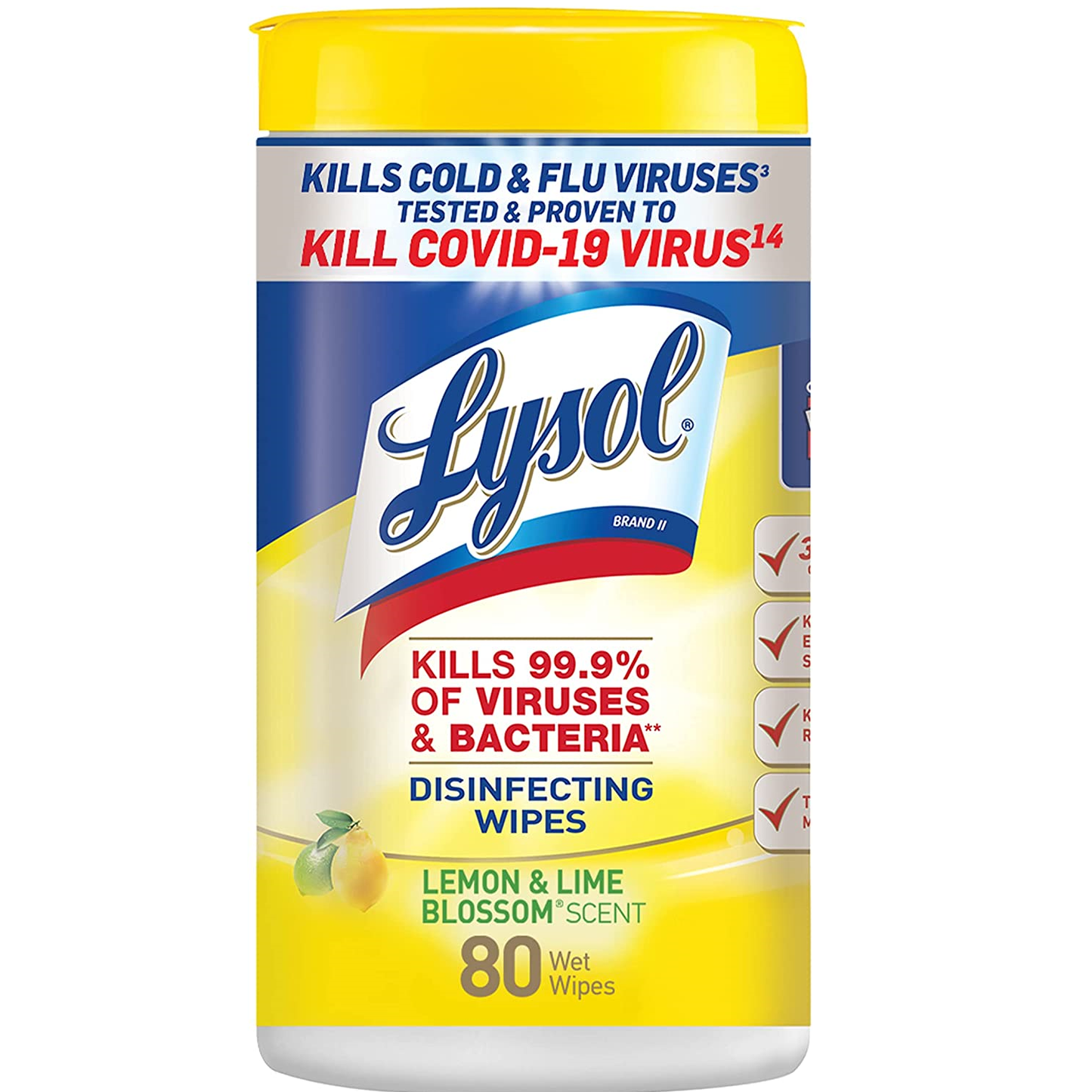 Lysol Disinfectant Wipes, Multi-Surface Antibacterial Cleaning Wipes