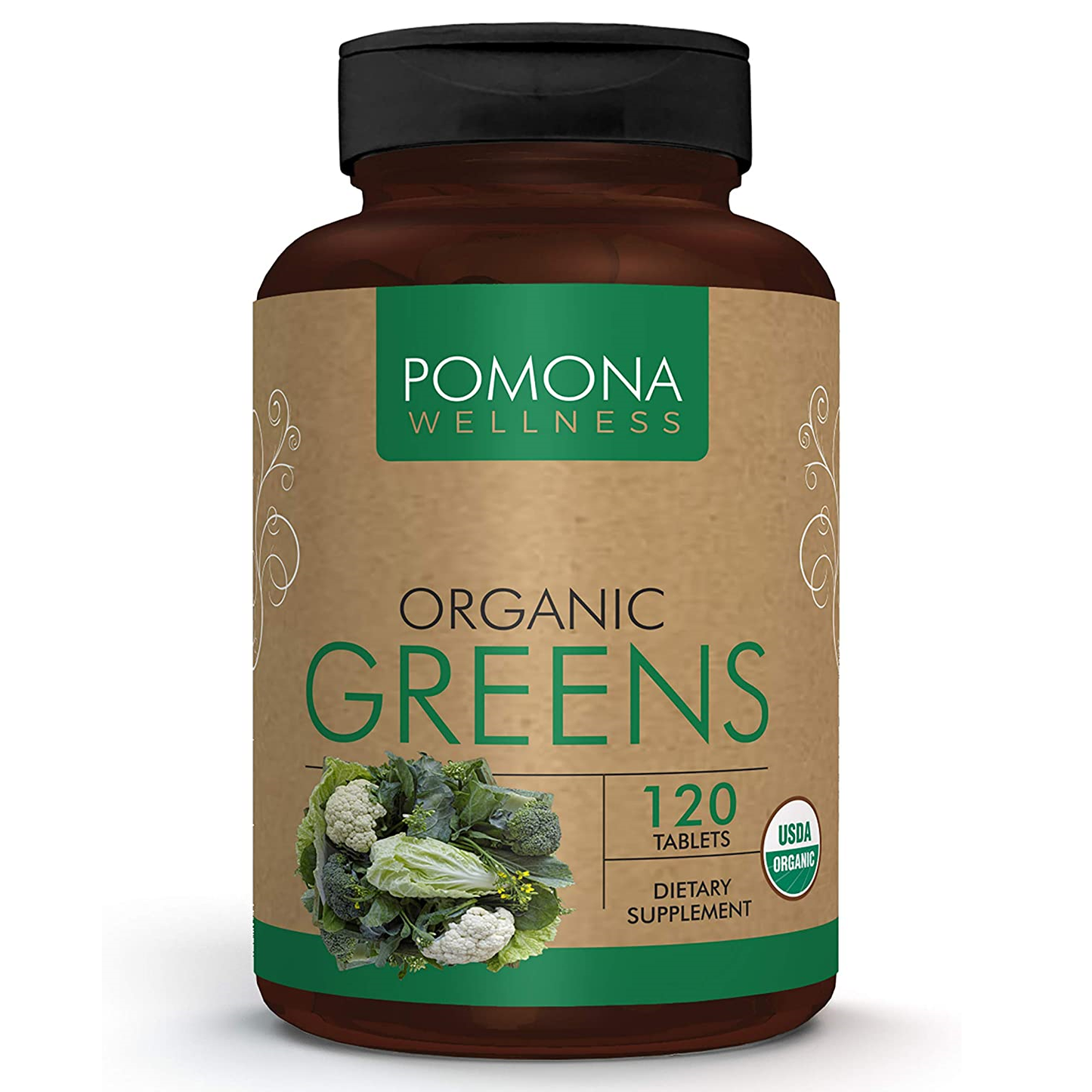 Pomona Wellness Super Greens Supplement, Full Of Superfood Vitamins & Minerals,