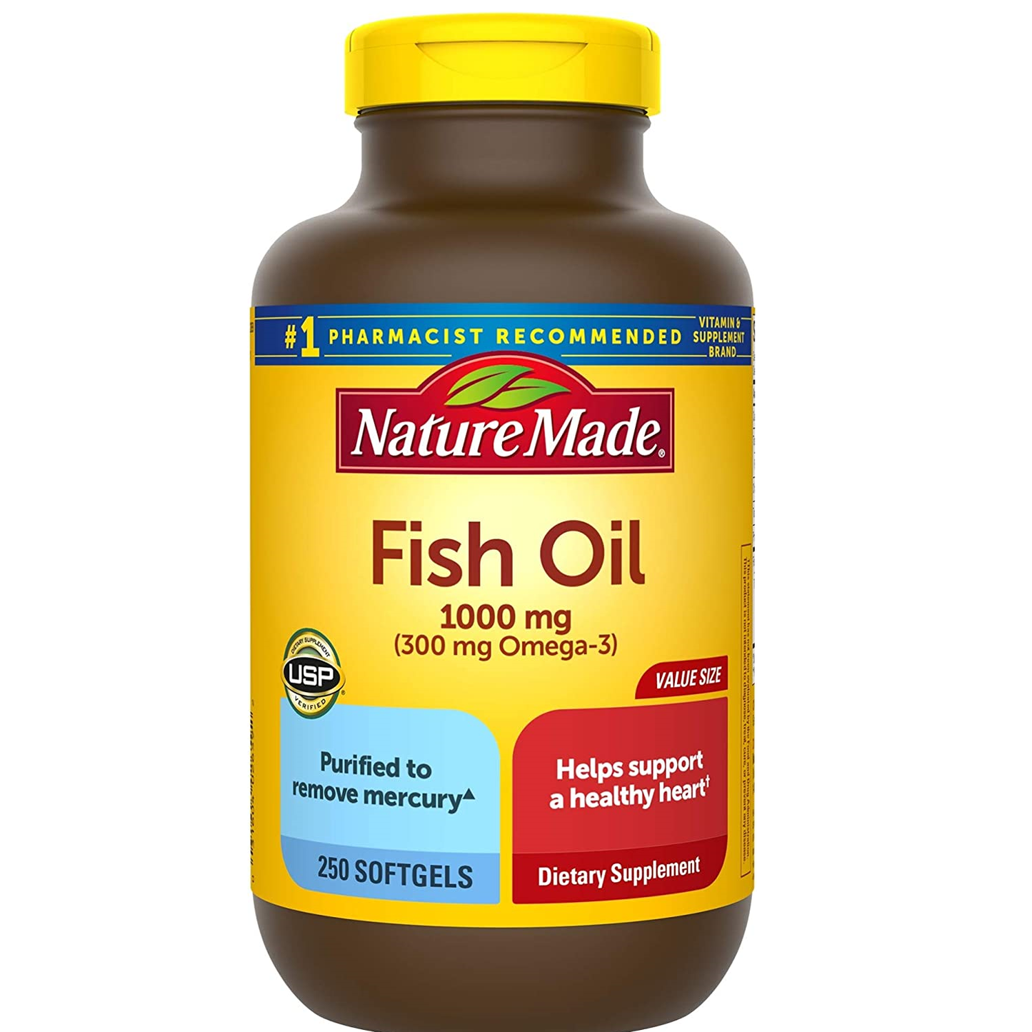 Nature Made Fish Oil 1000 mg Softgels